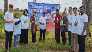 Pantau Kebun Jagung 1.500 Hektare di Pesawaran, GNTI Siapkan Panen Raya Mei 2026