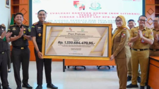 Kejari Lampung Utara Pulihkan Aset Daerah Rp1,33 Miliar Hasil Temuan BPK RI