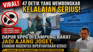 Dapur SPPG Lampung Barat Jadi 'Panggung Joget', Keamanan Konsumsi Warga Dipertaruhkan