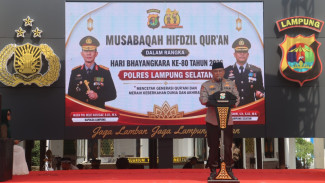 HUT Bhayangkara ke-80, Polres Lampung Selatan Gelar Lomba MHQ Diikuti 652 Peserta