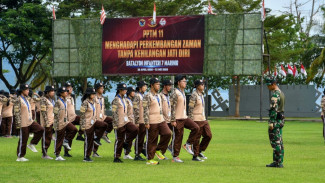 Digembleng di Markas Marinir, 250 Pemuda Jalani PPTM ke-11