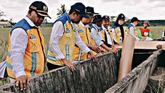 Perbaikan Irigasi Rawajitu Dipercepat, Pemerintah Incar Fungsi Normal dalam Dua Minggu
