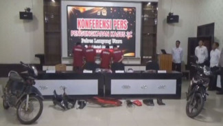 Gedor Sarang Begal, Polres Lampung Utara Gulung Jaringan Curanmor Bersenpi