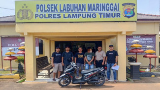 Gunakan Pendekatan Persuasif, Maling Motor di Labuhan Maringgai Menyerahkan Diri dan Kembalikan Barang Bukti