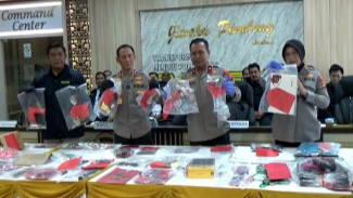 Polda Lampung Gulung Jaringan C3: 95 Pelaku Ditangkap, Ratusan Motor hingga Granat Disita