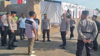 Jelang Kedatangan Jokowi di Tulang Bawang, Kapolres Turun Langsung Cek Jalur Pengamanan