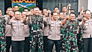 TNI-Polri di Lampung Tegaskan Tetap Solid Jaga Stabilitas
