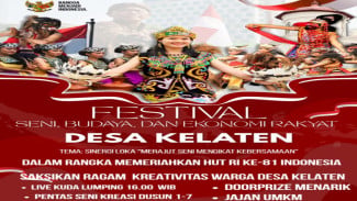 Peringati Kemerdekaan RI ke-81, Desa Kelaten Gelar Pesta Rakyat Budaya Jawa dan Pasar UMKM