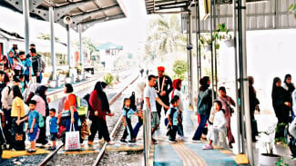 16.106 Orang Naik Kereta di Lampung Selama Libur Maulid