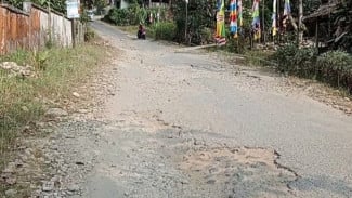 Jalan Rusak, Bupati Pringsewu Diruzak Netizen