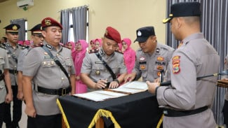 Sertijab Kasatreskrim Polres Pringsewu, Iptu Rosali Dapat Penugasan Baru