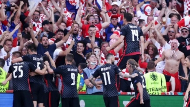 Seleberasi Kroasia Setelah Mencetak Gol