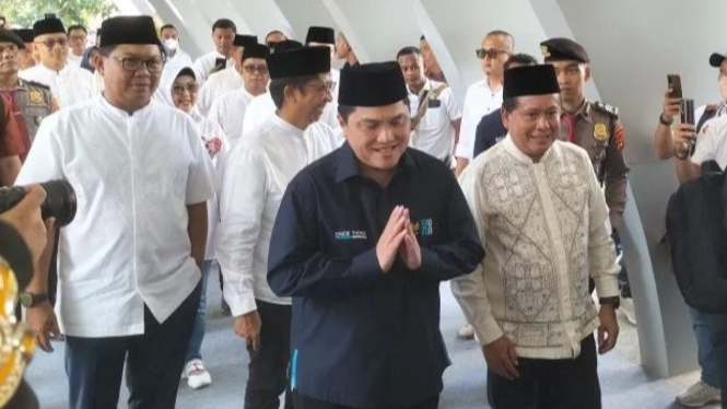 Masjid BSI di Bakauheni Lampung Selatan Diresmikan Erick Thohir