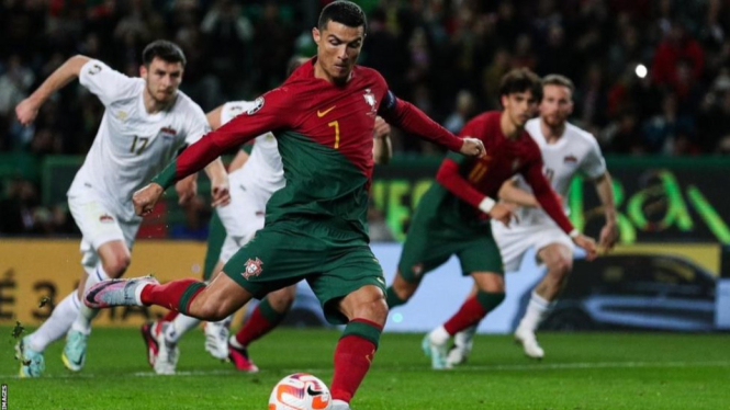 Ronaldo Cetak Brace, dan Pastikan Kemenangan Bagi Portugal