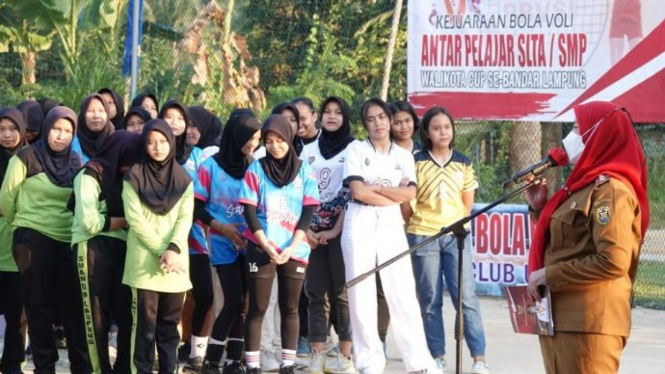 Eva Dwiana Buka Wali Kota Cup Bandar Lampung