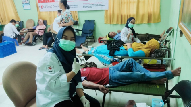 Ratusan Karyawan PT CPB Bratasena Ikut Donor Darah