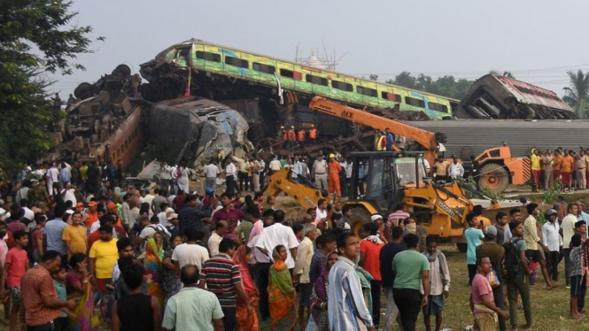 Kecelakaan Kereta Api di India