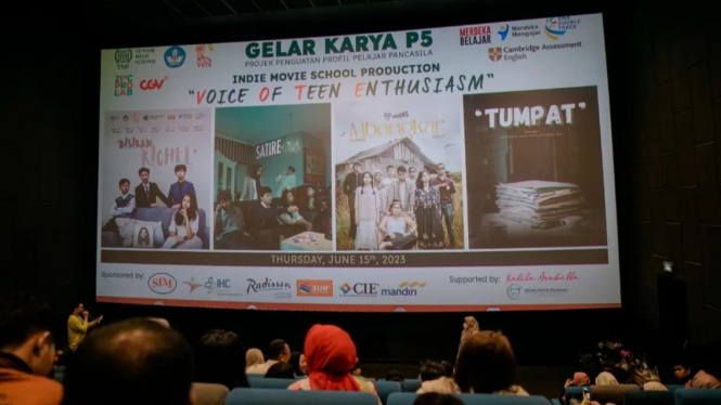 Pemutaran Film hasil karya siswa SMA TMI Lampung