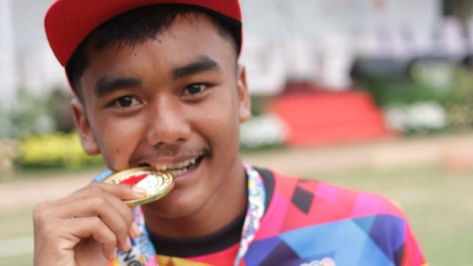 Atlet Gateball Lampung, Reza Aditya Raih Medali Emas