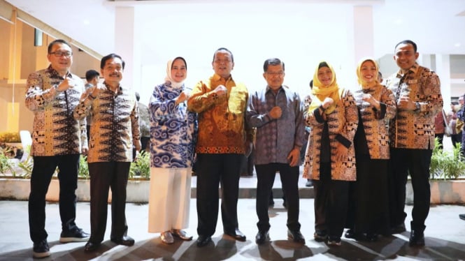 Gubernur Lampung Sambut Kedatangan Ketua Umum PMI Jusuf Kalla