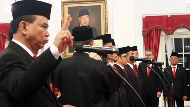 Presiden Jokowi Lantik Menkominfo dan 5 Wakil Menteri