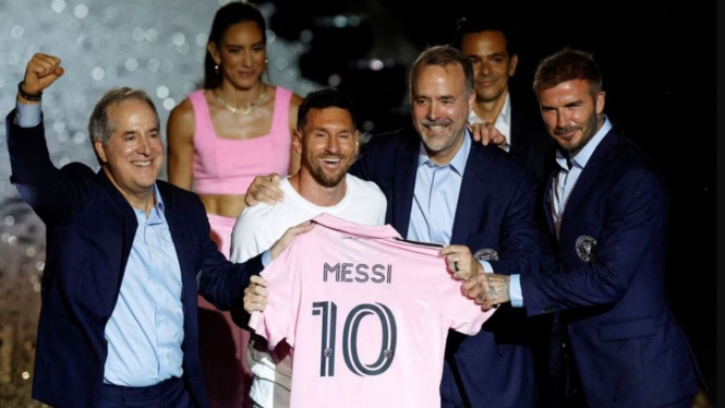 Klub Sepak Bola Inter Miami memperkenalkan Lionel Messi