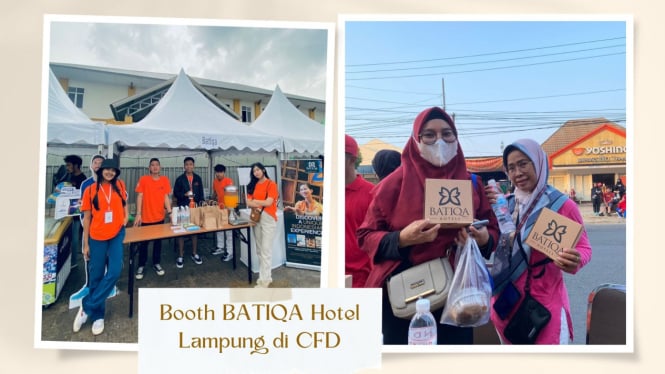 Booth BATIQA Hotel Lampung di CFD
