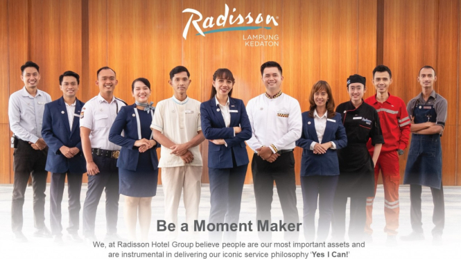 Lowongan Kerja Hotel Raddison Lampung Kedaton
