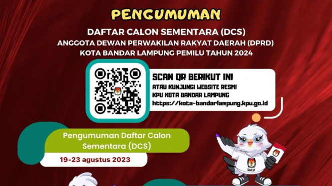 DCS Anggota DPRD Bandar Lampung pada Pemilu 2024