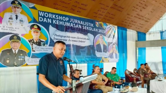 PWI Tubaba Gelar Workshop Jurnalistik dan Kehumasan Sekolah 2023