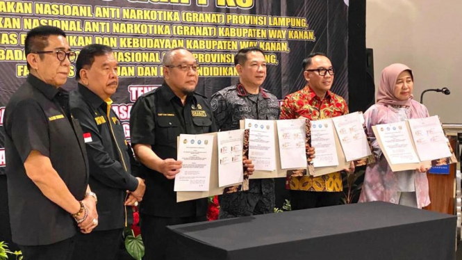 GRANAT, Pemda Way Kanan, BNN Lampung dan Unila Gagas Program P4GN