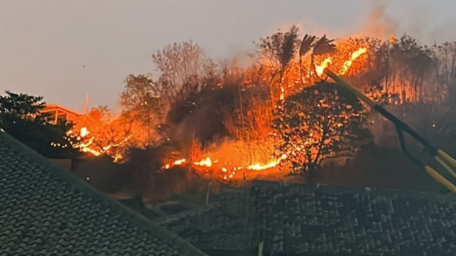 Kebakaran Lahan di Kota Bandar Lampung