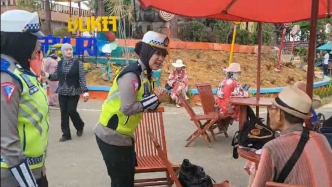 Aparat Kepolisian Jamin keamanan di Lokasi Wisata