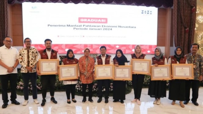 Korwil PKH Lampung Raih Penghargaan dari Mensos RI