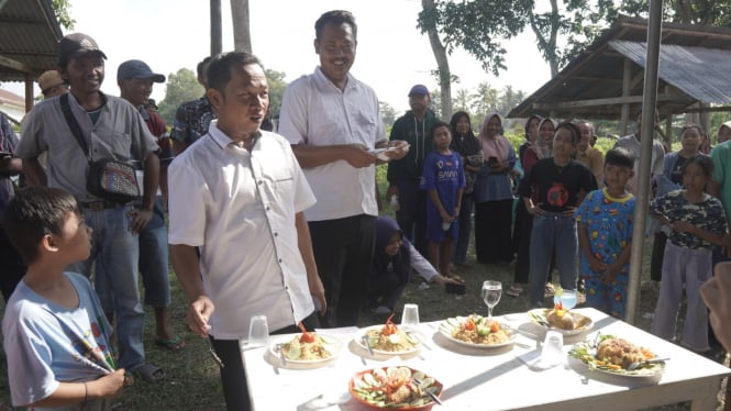 Mahasiswa KKN Unila Gelar Lomba di Kampung Penawar Jaya