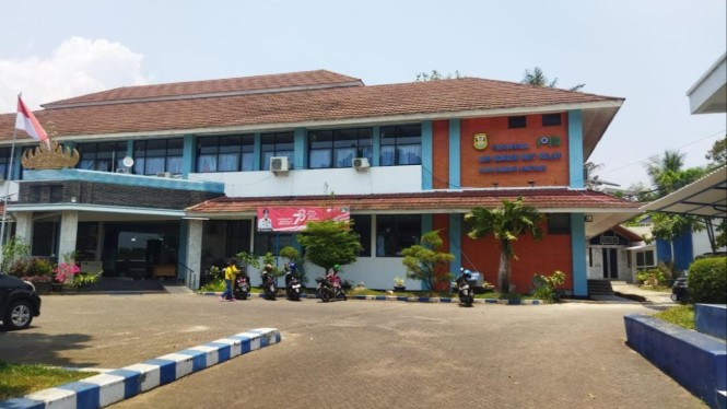 Gedung PDAM Way Rilau Kota Bandar Lampung.