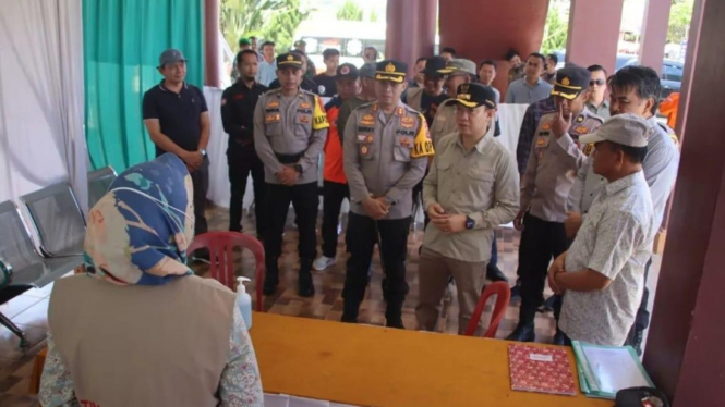 Pejabat Bupati Pringsewu, Kapolres Pringswwu dan Wakapolda Lampung