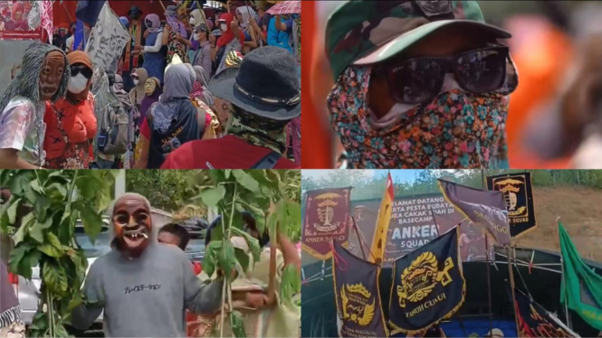 Pelaksanaan Pesta Sekura Cakak Buah di Lampung Barat