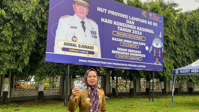 Kepala Dinas Perindag Lampung, Evie Fatmawati.