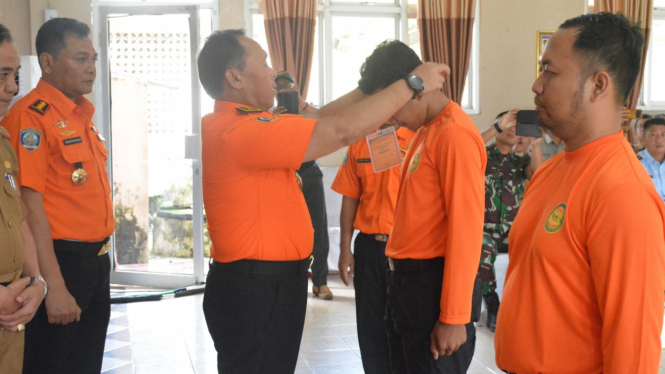 Marsekal Muda TNI Fachrizet membuka acara kegiatan potensi SAR.