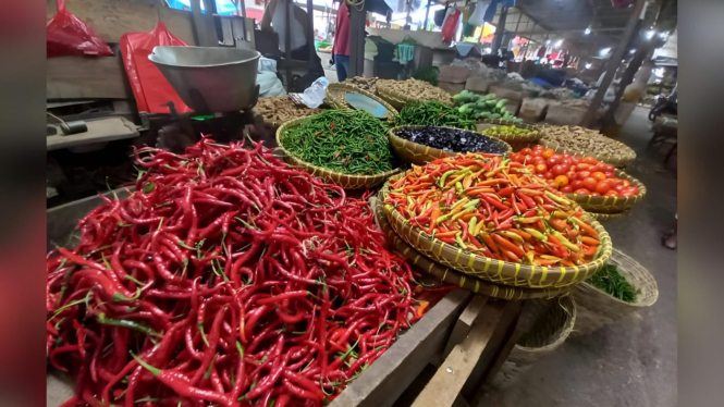 Komoditas cabai di Pasar Bandar Lampung