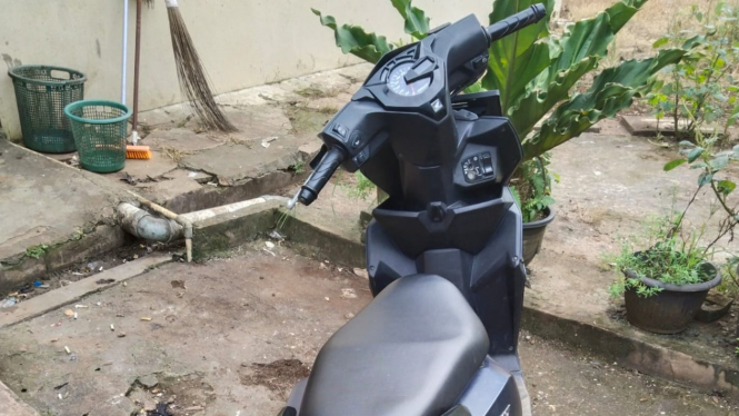 Sepeda motor curian diamankan polisi.