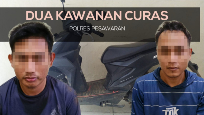 Dua Pelaku Curas Di Pesawaran