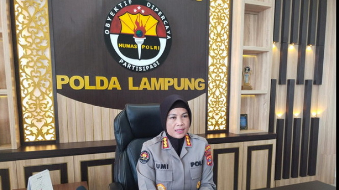 Kabid Humas Polda Lampung, Kombes Umi Fadilah.