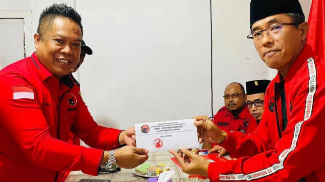 Dukungan dari 11 PAC PDI Perjuangan Pesawaran ke Ris Paili.