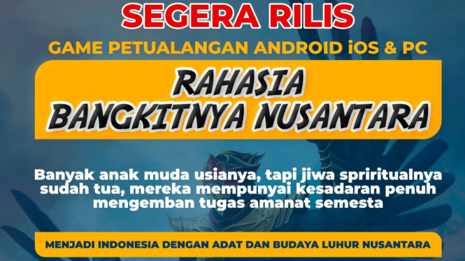 Game petualangan 'Rahasia Bangkitnya Nusantara'.