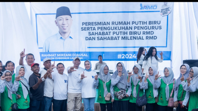 Deklarasi dukungan RMD sebagai calon Gubernur Lampung.