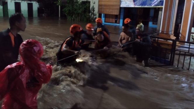 Banjir di Tanggamus Lampung