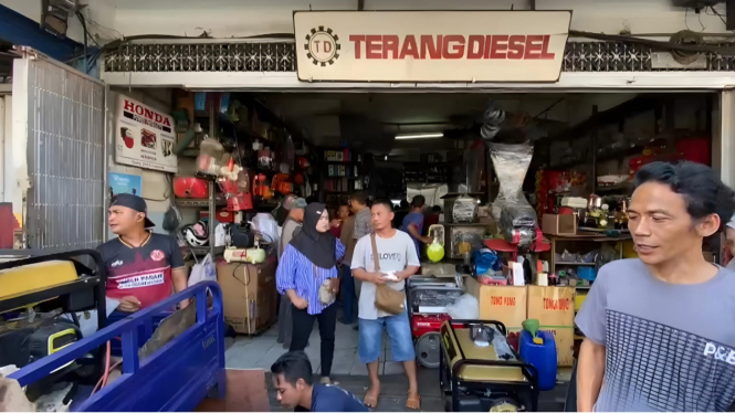 Toko Genset di Jalan Antasari, Bandar Lampung