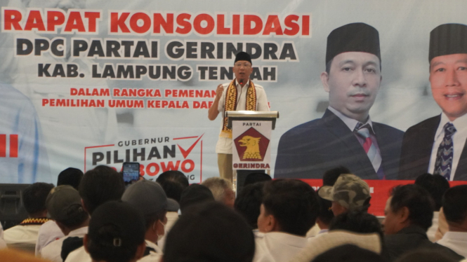 Ketua DPD Partai Gerindra Lampung, Rahmat Mirzani Djausal.